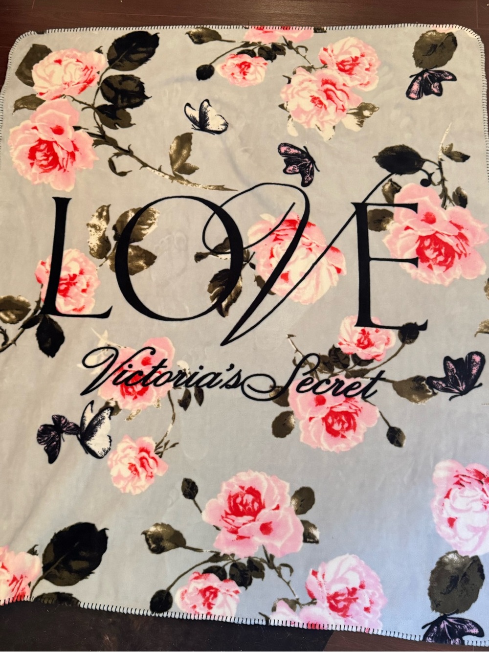 Victoria’s secret floral blanket